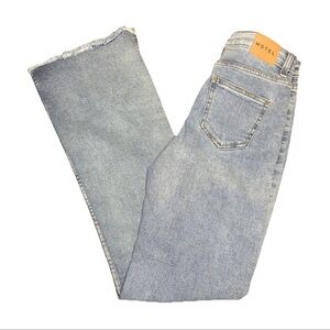 Motel Light Blue Denim Jeans SplitLeg Boot 34